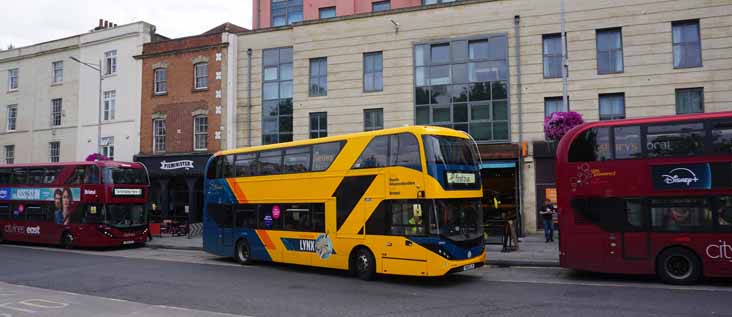 First Bristol Scania N280UD Alexander Dennis Enviro400CNGCITY 39452 Lynx 39438 citylines